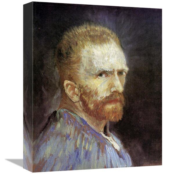 Vault W Artwork Self Portrait By Vincent Van Gogh Print On Canvas